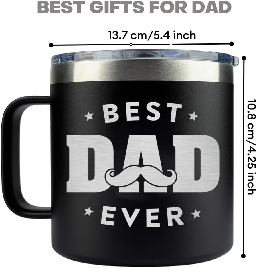 B0CR1DQ8CC - Vivulla68 Father Day Gifts for Dad, Best Dad Ever Tumbler 14Oz, Father Day Gifts from Son Kids and Daughter, Best Daddy Ever Coffee Travel Mug Cup, Gift Presents Ideas for Daddy, Papa Travel Mug