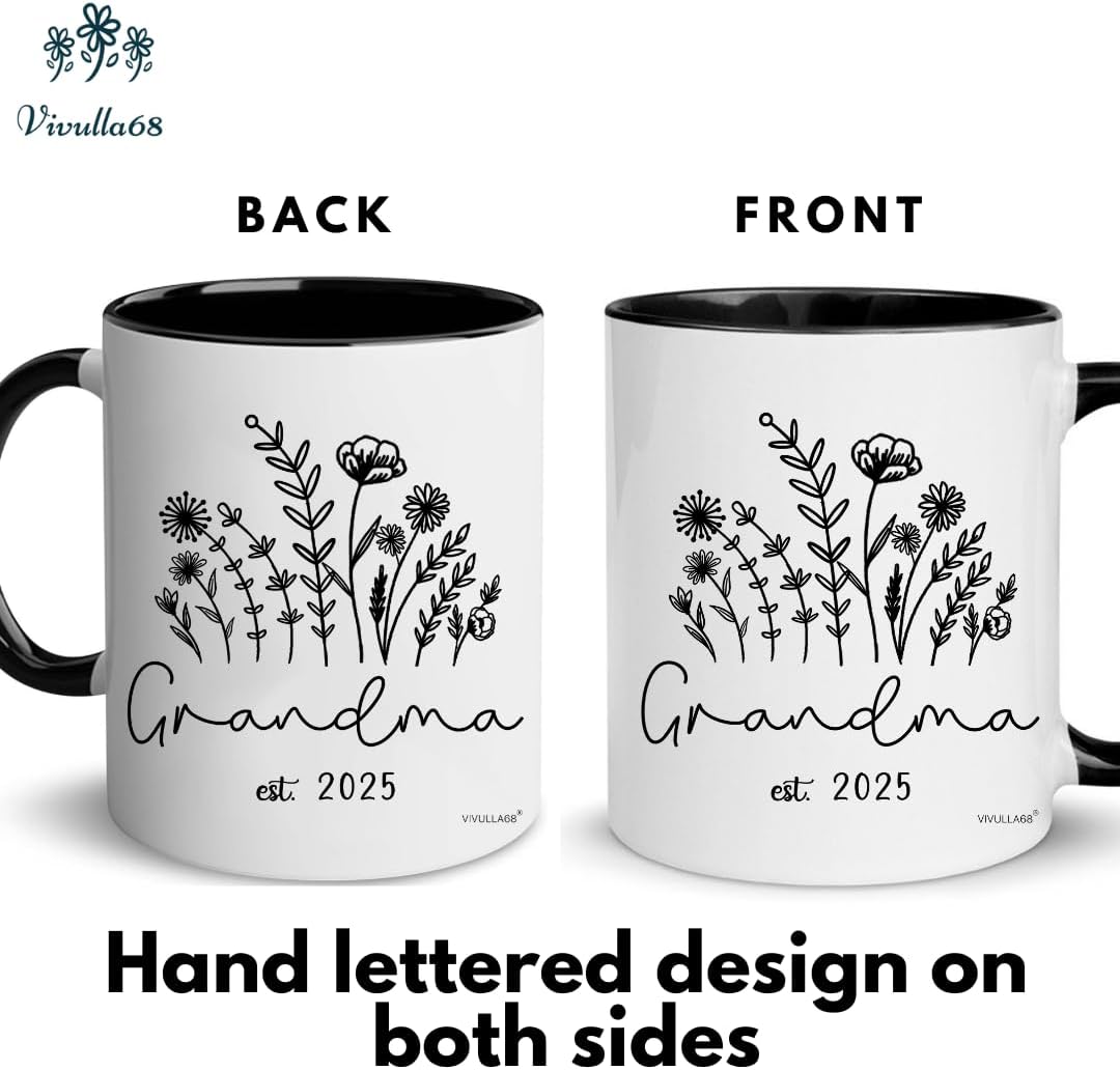 B0CY4LJQYC - Mothers Day Gift for Grandma - Promoted To Grandma 2025 Mug, Promoted To Grandmother Mug, New Grammy Gifts First Time, Grandmas Mugs Gift For New Nana, Gigi, Mimi, Mamaw, Grandmother To Be Gifts