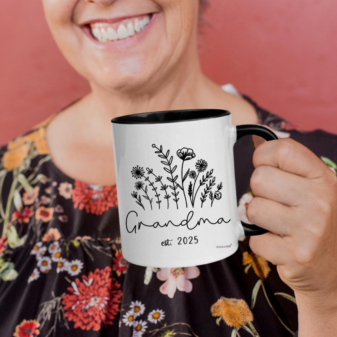 B0CY4LJQYC - Mothers Day Gift for Grandma - Promoted To Grandma 2025 Mug, Promoted To Grandmother Mug, New Grammy Gifts First Time, Grandmas Mugs Gift For New Nana, Gigi, Mimi, Mamaw, Grandmother To Be Gifts