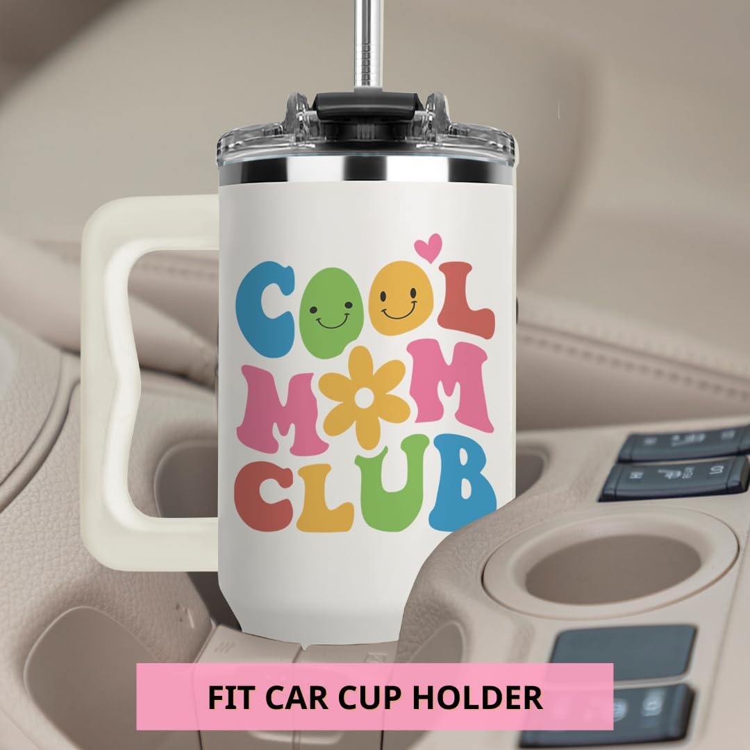 B0CXHNHDK9 - Vivulla68 Mother Day Gift from Daughter or Son – Cool Mom Club Tumbler 40oz with Straw & Brush, Cute Mama Cup, Present for New Mom, Keeps Drinks Cold, Reusable Travel Mug, Birthday Christmas Idea