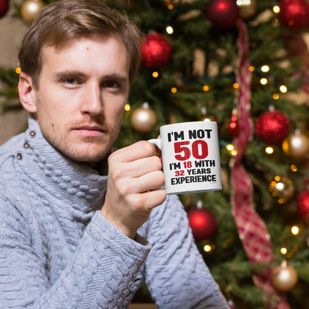 Vivulla68 50th Birthday Gifts For Him, Women Mens 50th Birthday Gift Ideas, 50th Birthday Gifts For Men Funny, Fifty Birthday Gifts For Men And Women, Turning 50 Gifts, 50th Cups, 50th Birthday Mug