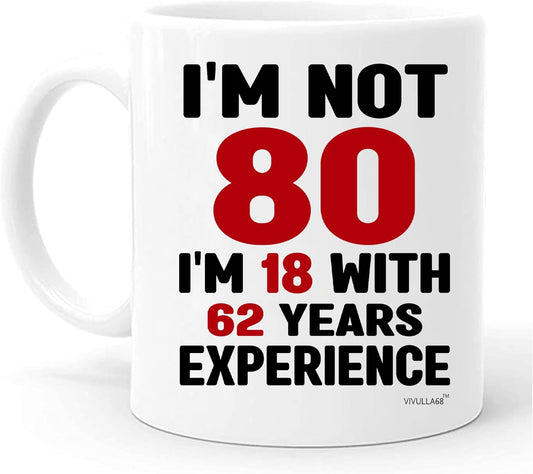 Vivulla68 80th Birthday Gifts for Women Men, 80 Year Old Birthday Gifts for Women Men, 1943 Birthday Gifts for Women Men, Gifts for 80 Year Old Woman Birthday, 80 Birthday Gifts for Women Men