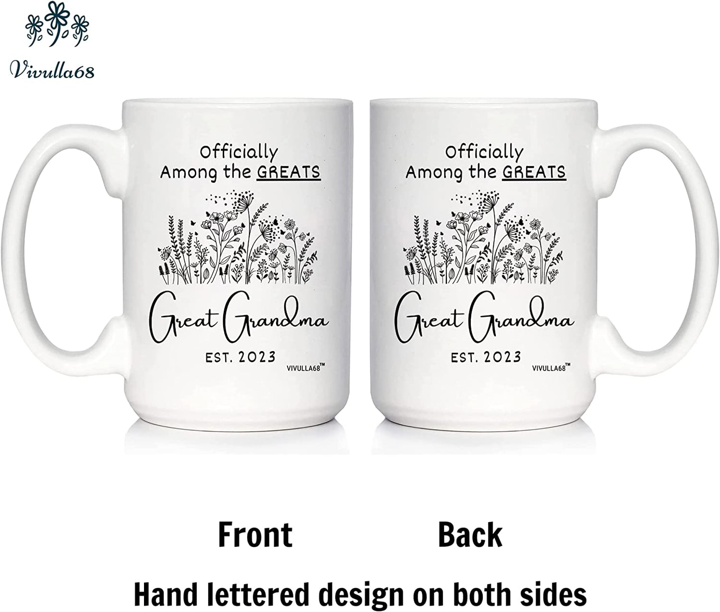 Great Grandma 15 Oz Mug 2023, New Great Grandma Gifts, Youre Going To Be Great Grandparents Gifts, Presents For Great Grandma Pregnancy Announcement, Happy Mothers Day Gifts for Great Grandmother