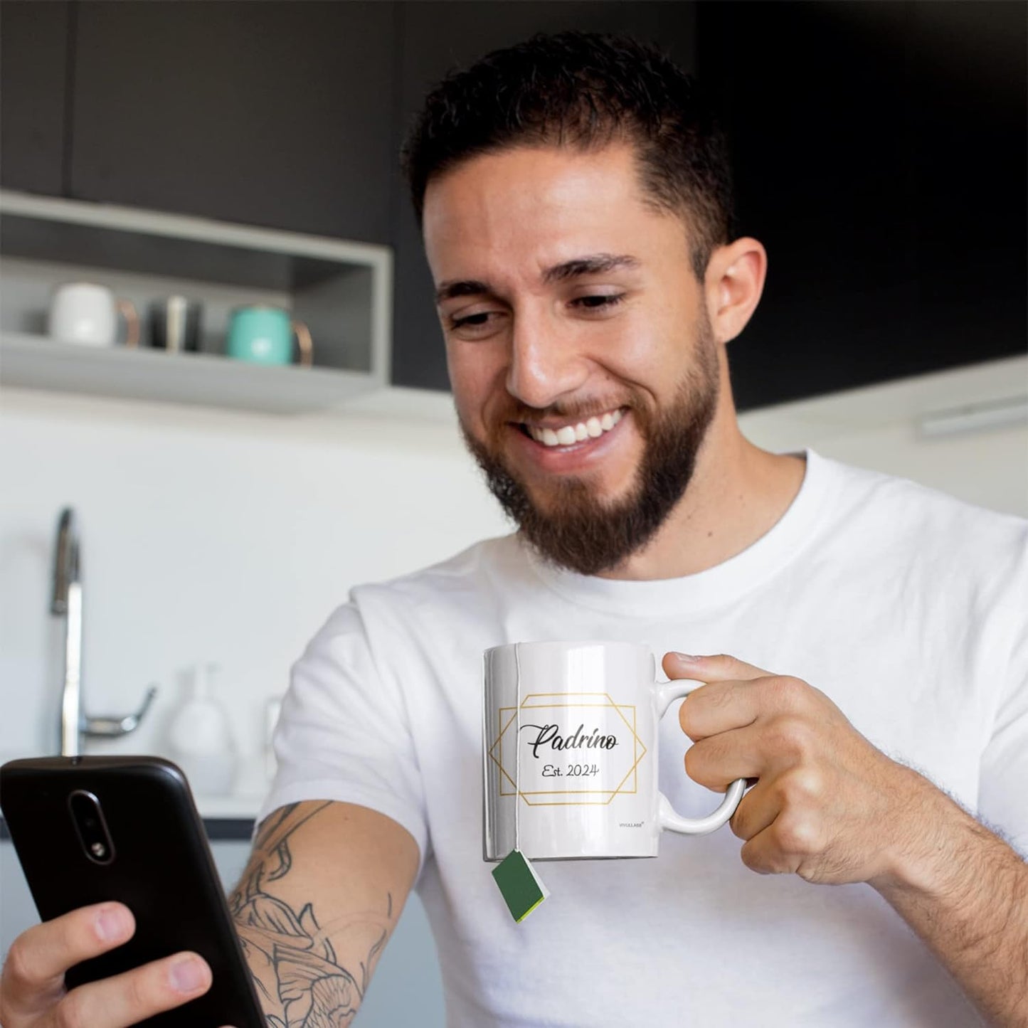 Vivulla68 Padrinos De Bautizo Propuesta Set 2 Tazas Café 11Oz, Godparents Proposal Gift, Quieren Ser Mis Padrinos De Bautizo, Quieres Ser Mis Padrinos De Bautizo, Quieres Ser Mi Madrina est 2024