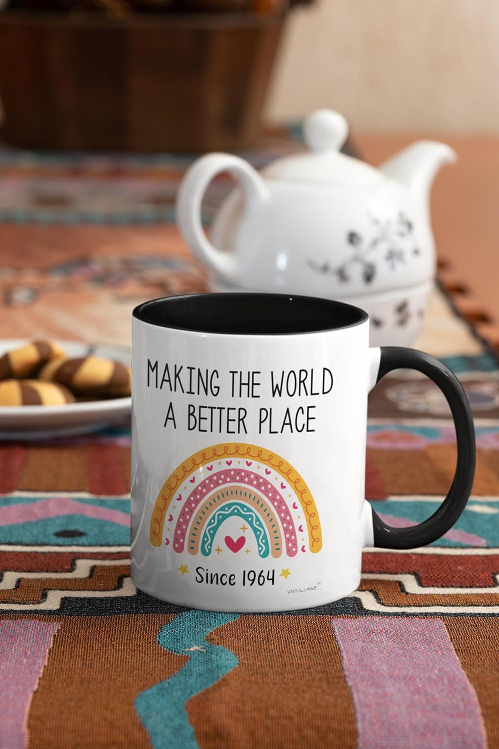 Vivulla68 60th birthday gifts women, gifts for 60 year old woman,1964 60th birthday women, 60 gift for women 60th birthday, 60th birthday gift ideas women, Gift for women age 60, 60th birthday Mug