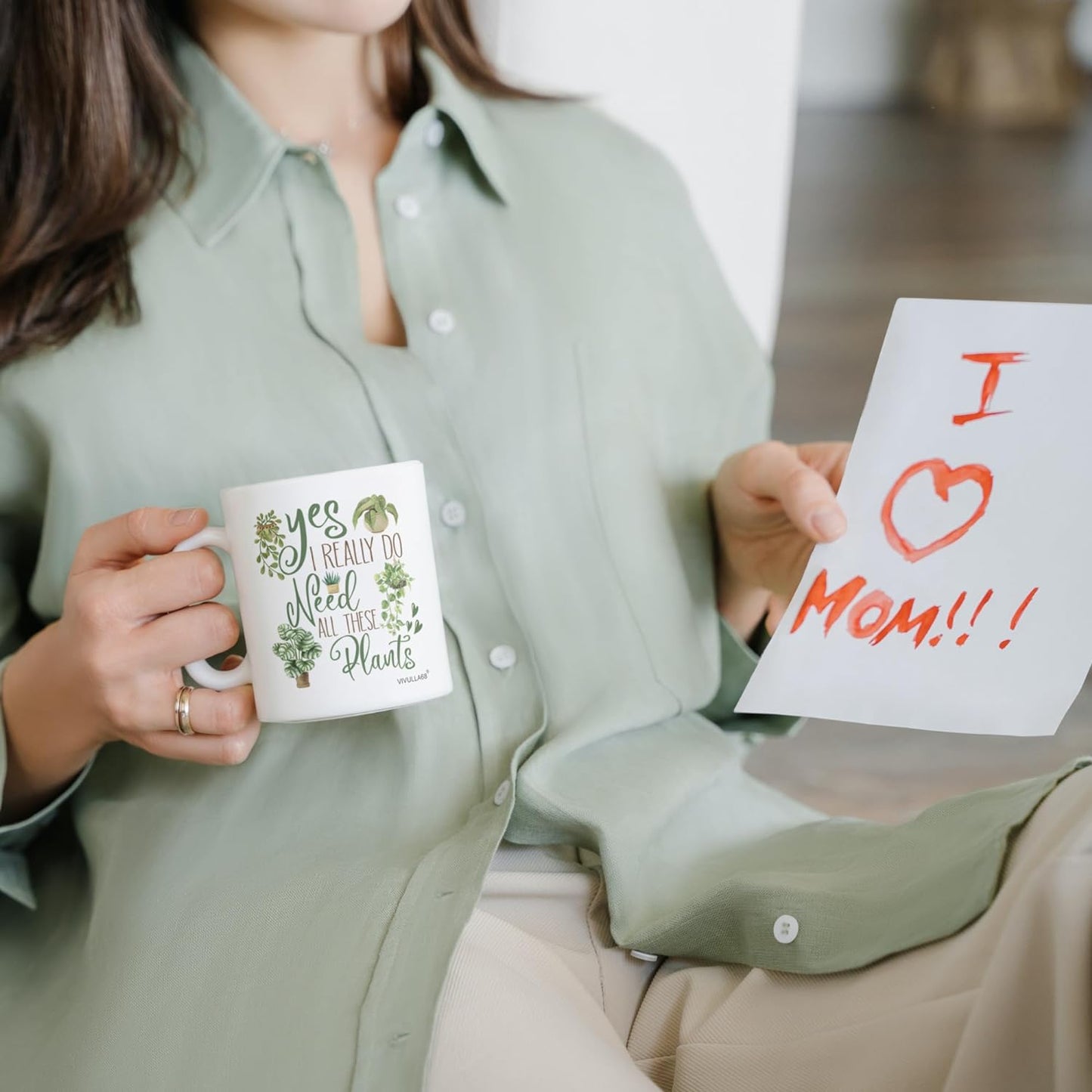 Vivulla68 Plant Lover Gifts for Women, Plant Mom Mug For Plant Lovers, Plant Mom Gifts, Cool Plant Gifts For Plant Lovers Women, Crazy Plant Lady Gifts, Gardening Gifts For Women, Gardener Gifts Women