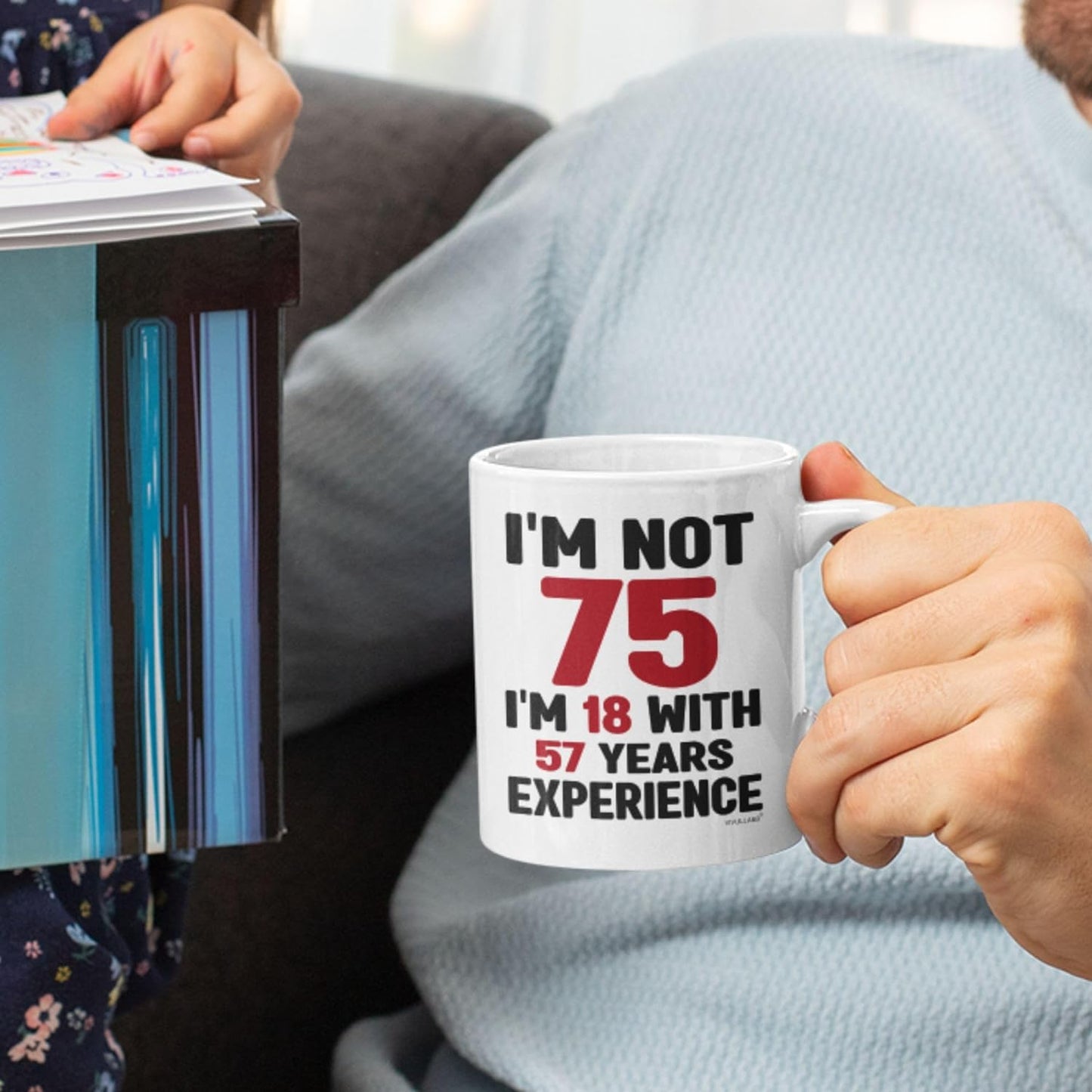 Vivulla68 75th Birthday Gifts For Men, 75th Birthday Gifts For Women, Gifts For 75 Year Old Men Woman, 1948 Birthday Gifts For Men Women, 75th Birthday Mug For Mom Dad, 75th Birthday Mug