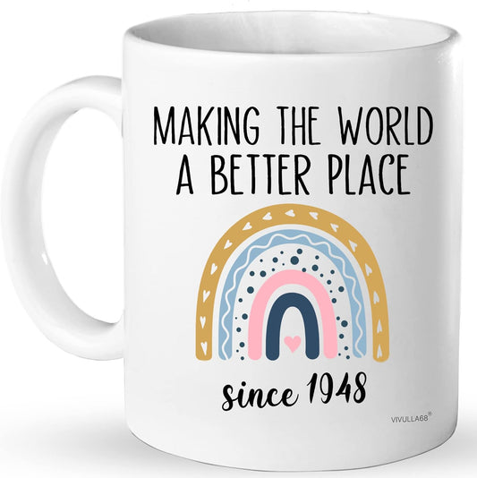 75th Birthday Gifts For Mom, 1948 Birthday Gifts For Women Men, Gifts For 75th Birthday, 75th Birthday Gift Ideas, 75th Birthday Gifts For Women Men, Gifts For 75 Year Old Woman, 75th Birthday Mug