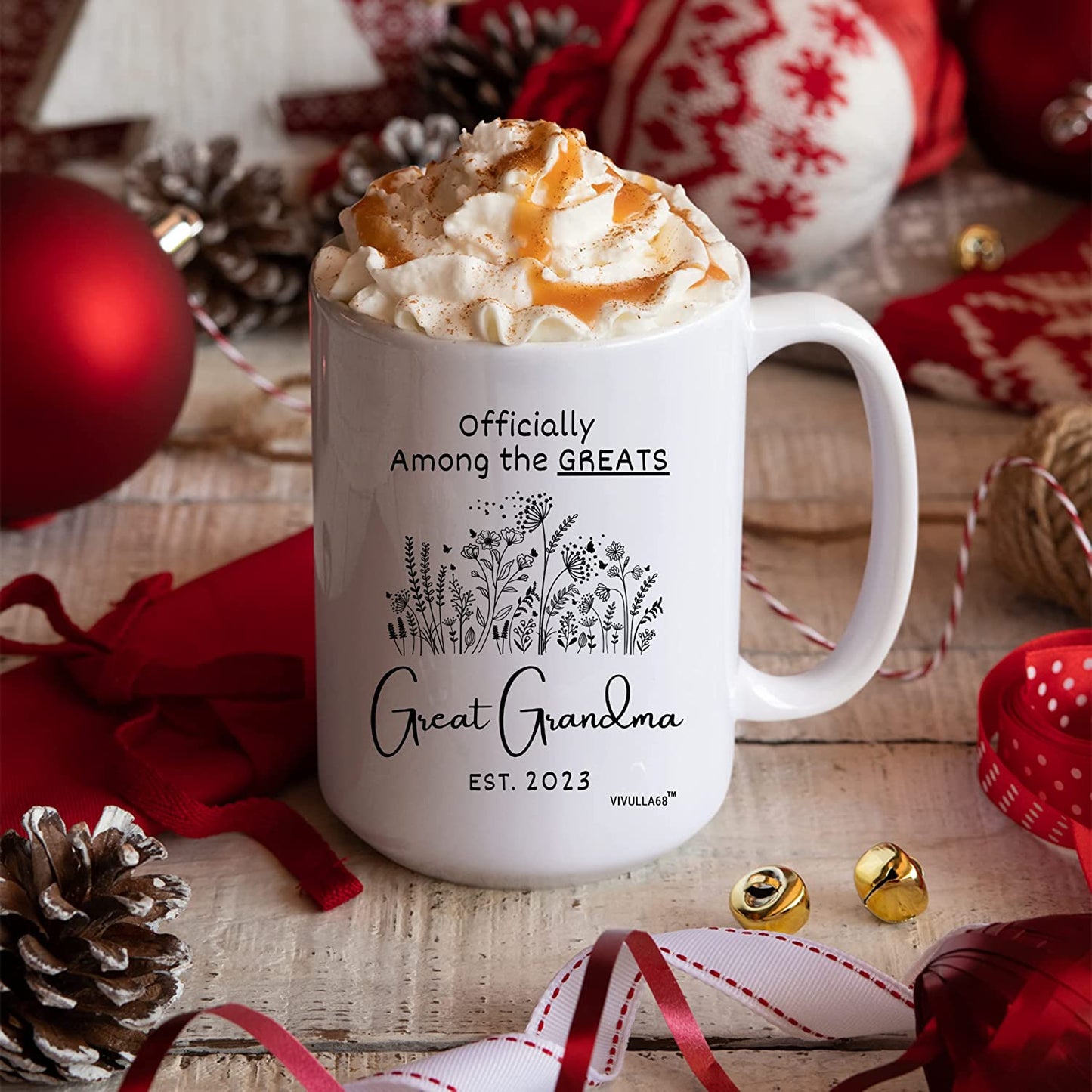 Great Grandma 15 Oz Mug 2023, New Great Grandma Gifts, Youre Going To Be Great Grandparents Gifts, Presents For Great Grandma Pregnancy Announcement, Happy Mothers Day Gifts for Great Grandmother