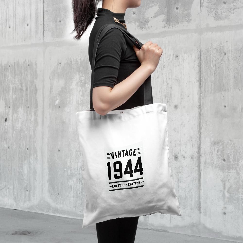 Vivulla68 Birthday Gifts for Her, Vintage 1944  Tote Handbags for Women, Kitchen Reusable Grocery Bags