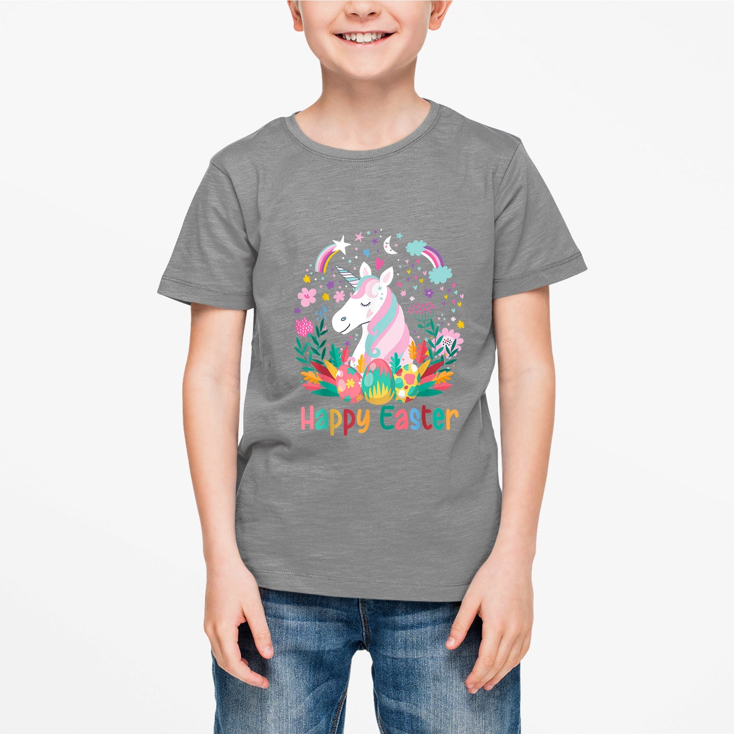 Unicorn Happy Easter Shirt, Funny Easter Shirt, Easter Gifts For Kids, Easter Gifts For Toddlers, Easter Gifts For Children