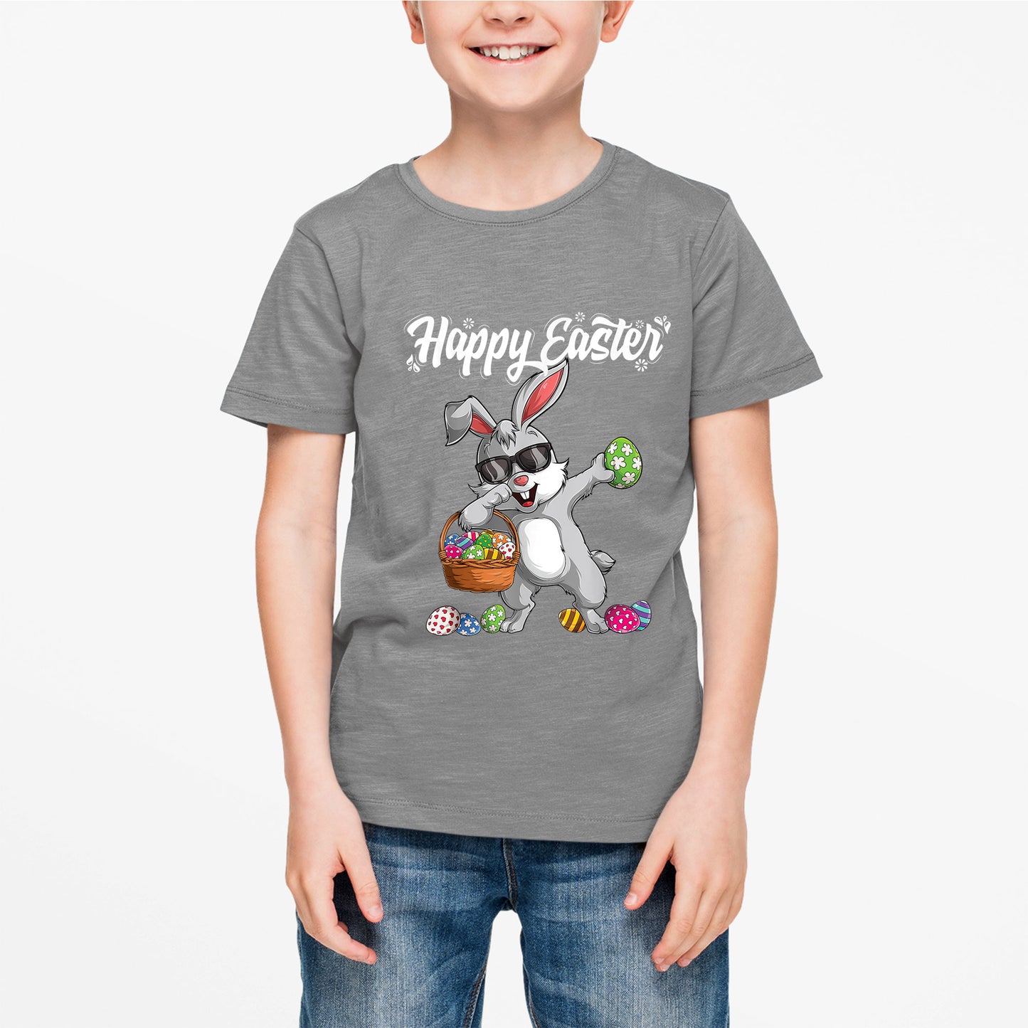 Dabbing Bunny Easter Shirt, Funny Easter Shirt, Easter Gifts For Kids, Easter Gifts For Toddlers, Easter Gifts For Boys