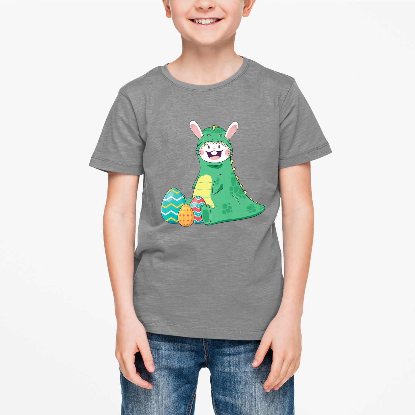 Dinosaur Easter Shirt, Cute Bunny Dino Easter Shirt, Funny Easter Shirt, Easter Gifts For Kids, Easter Gifts For Toddlers