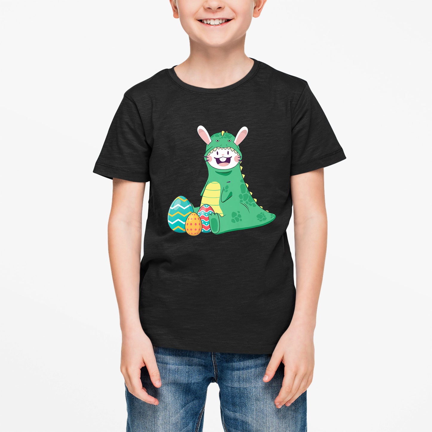 Dinosaur Easter Shirt, Cute Bunny Dino Easter Shirt, Funny Easter Shirt, Easter Gifts For Kids, Easter Gifts For Toddlers