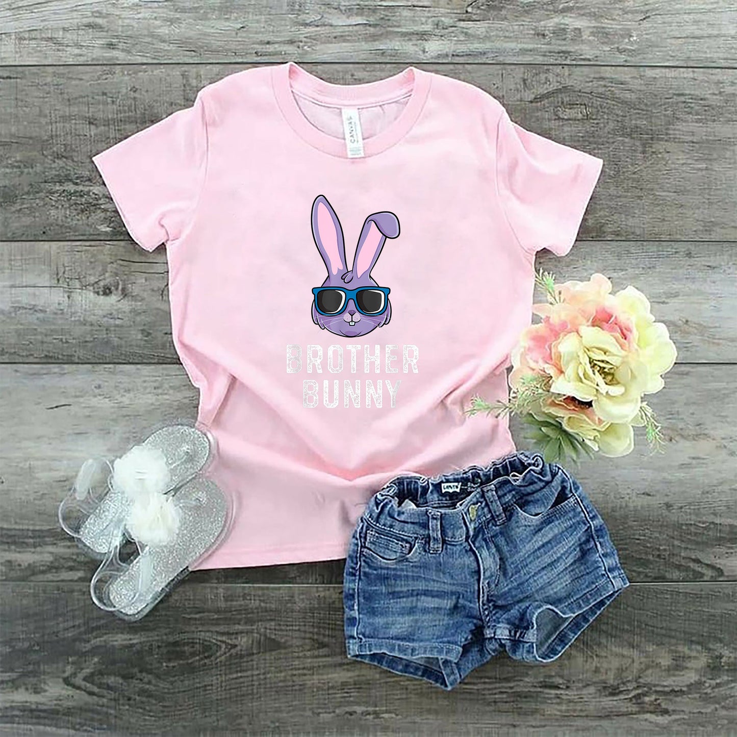 Brother Bunny Shirt, Brother Matching Family Easter Shirt, Boys Easter Shirt, Easter Gifts For Kids, Easter Gifts For Toddlers