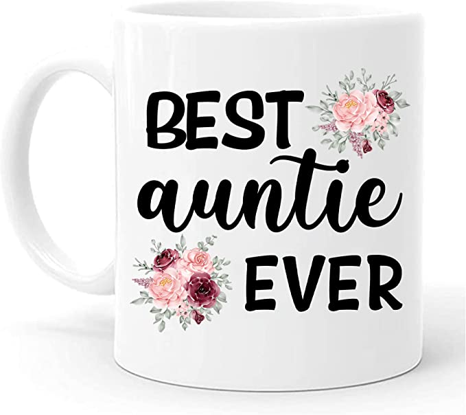 Vprintes Best Aunt Ever Tumbler - 20oz Stainless Steel Travel Mug with