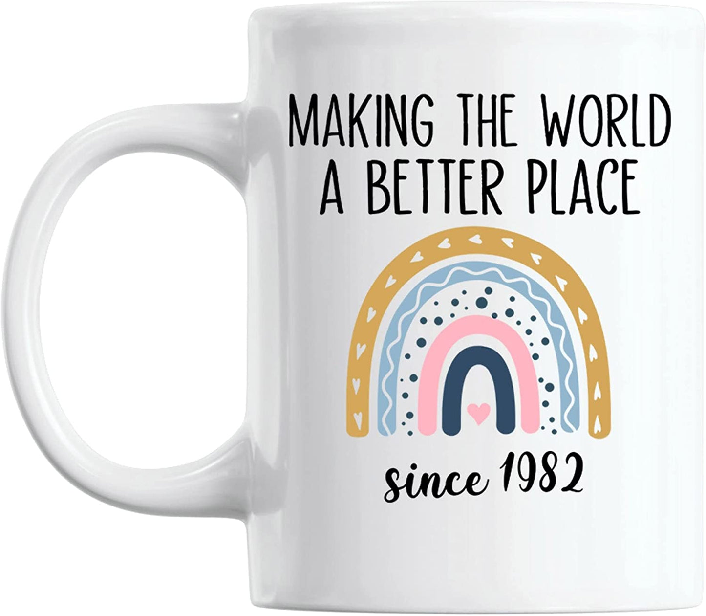 Vivulla68 40th Birthday Gifts Women, 1982 Birthday Gifts For Women, 40 Year Old Birthday Gifts For Women, 40th Birthday Gift Ideas, 40 Birthday Gifts For Women, 40th Birthday Cups, Forty Mug