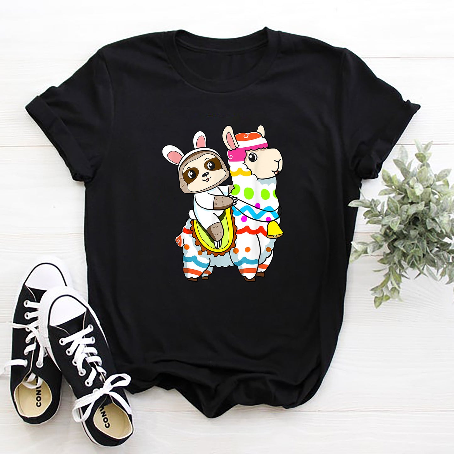 Baby Sloth Llama Easter Shirt, Happy Easter Day Funny Shirt, Easter Gifts For Adults Shirt, Gift For Girlfriend Shirt, Personalized Easter Gift Shirt