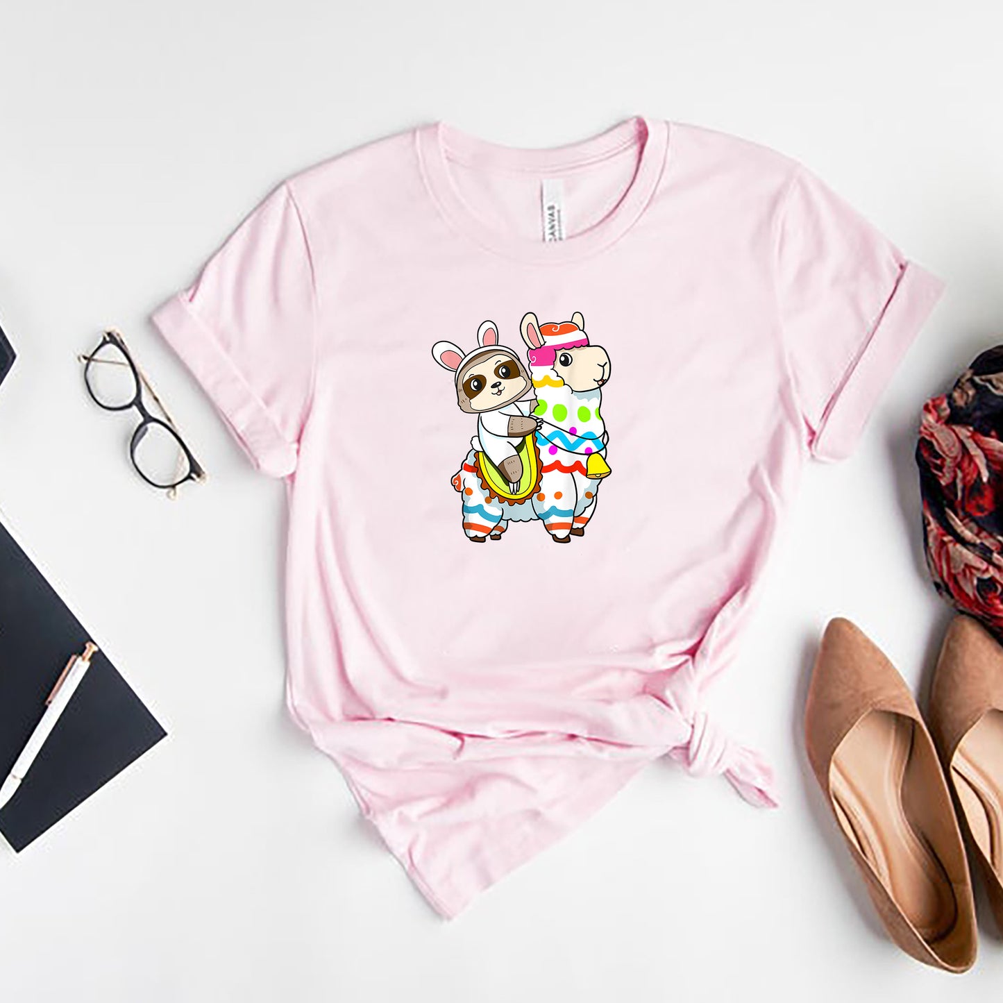 Baby Sloth Llama Easter Shirt, Happy Easter Day Funny Shirt, Easter Gifts For Adults Shirt, Gift For Girlfriend Shirt, Personalized Easter Gift Shirt