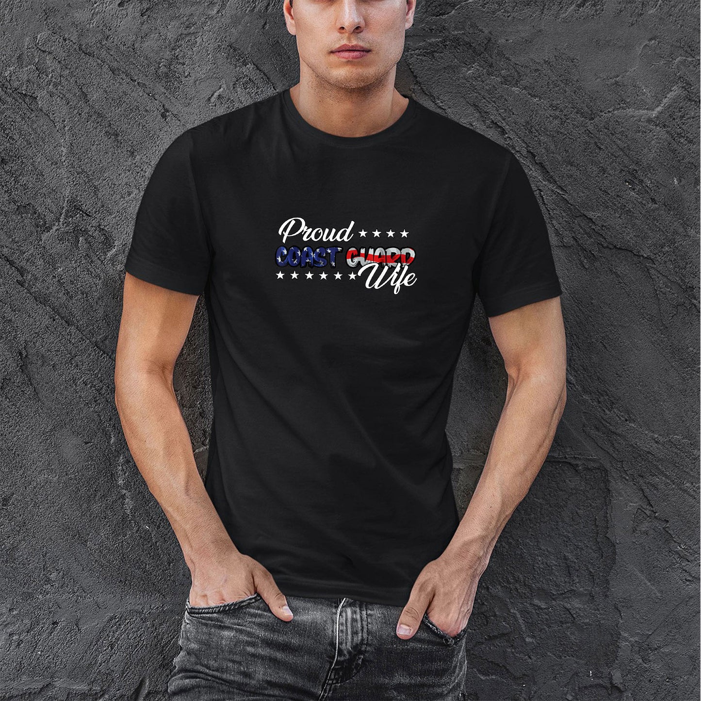 Memorial Day 2021 Coast Guard Wife Shirt, Bold Flag Proud USCG Coast Guard Wife Shirt For Men, Cotton Shirt, Air Force Memorial Shirt, Usaf T Shirt