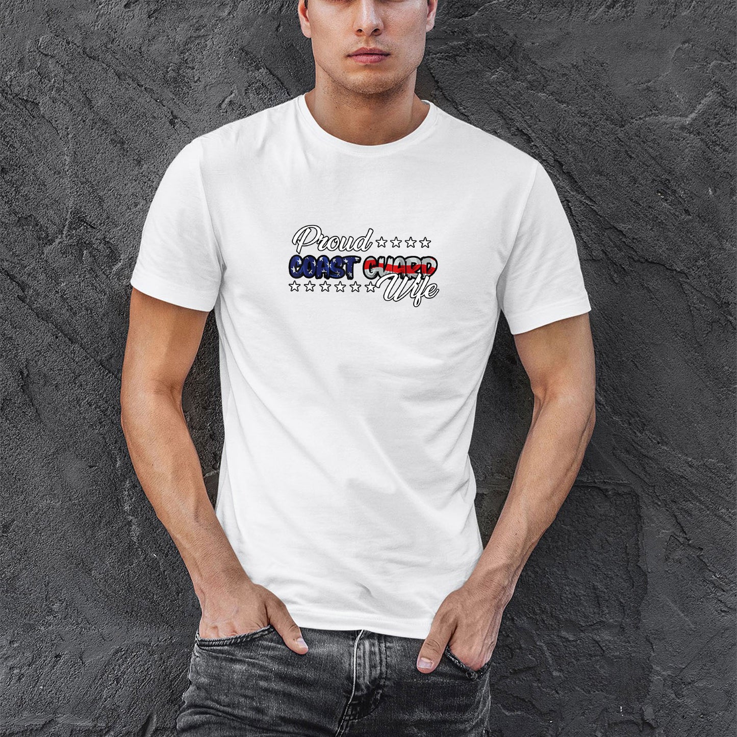 Memorial Day 2021 Coast Guard Wife Shirt, Bold Flag Proud USCG Coast Guard Wife Shirt For Men, Cotton Shirt, Air Force Memorial Shirt, Usaf T Shirt