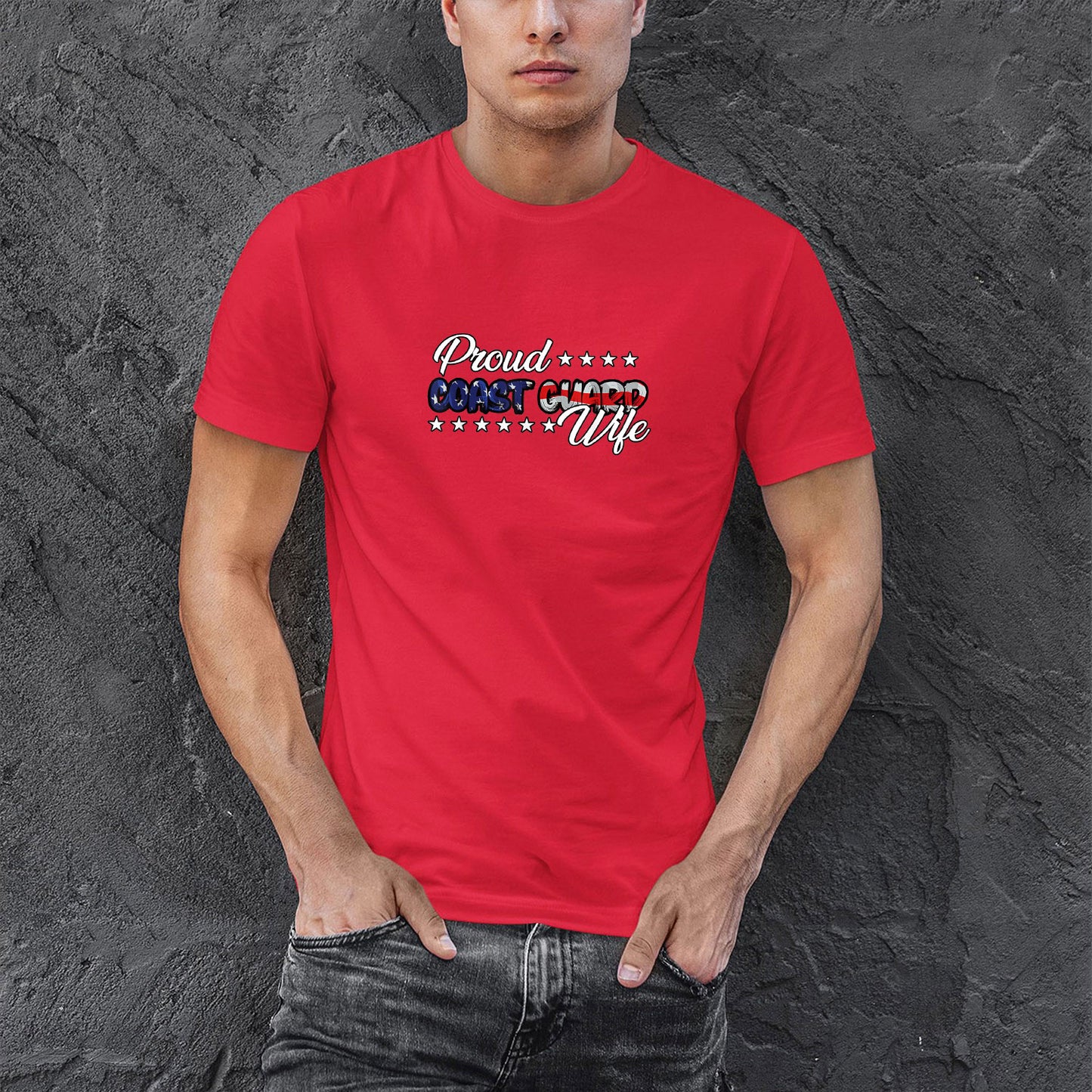 Memorial Day 2021 Coast Guard Wife Shirt, Bold Flag Proud USCG Coast Guard Wife Shirt For Men, Cotton Shirt, Air Force Memorial Shirt, Usaf T Shirt