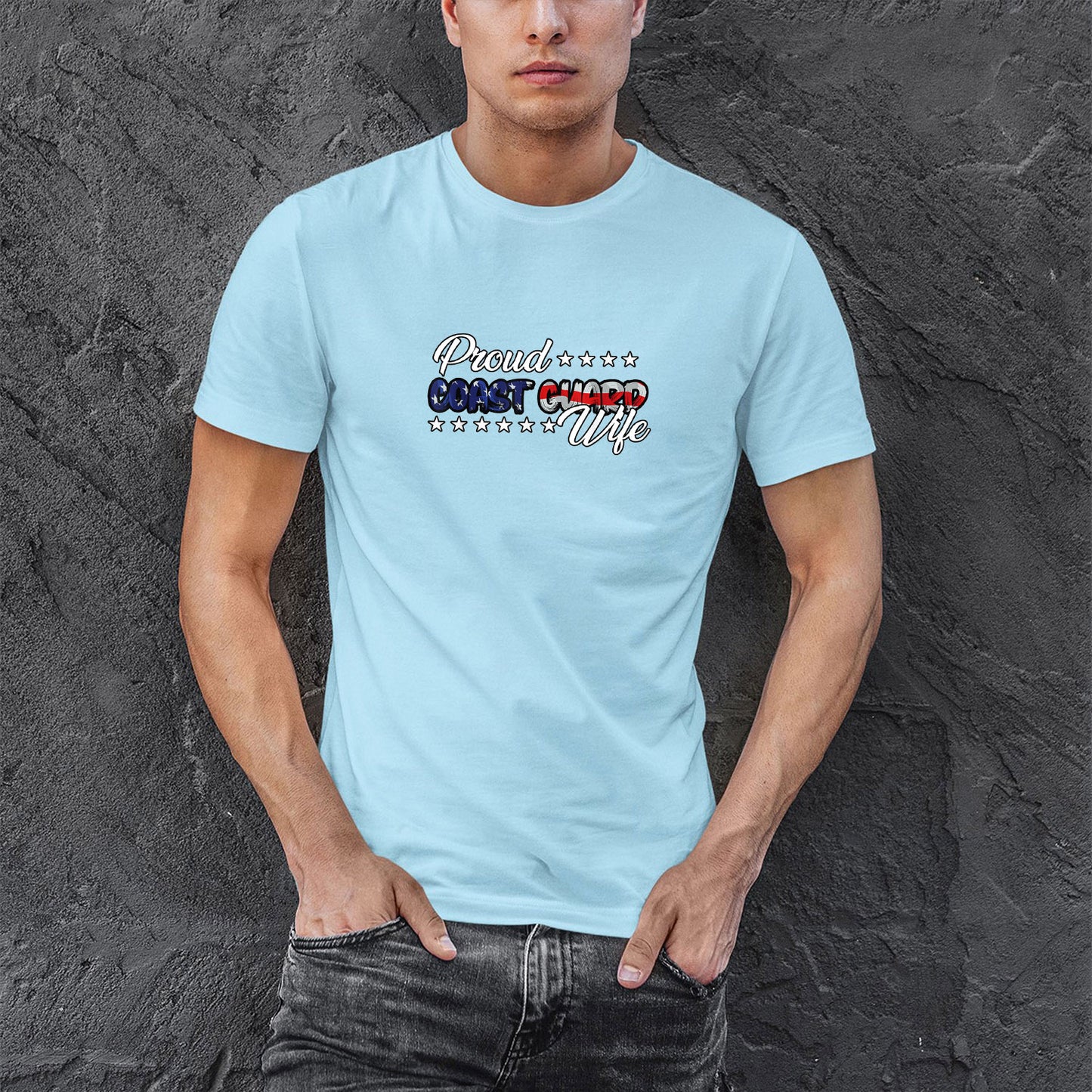 Memorial Day 2021 Coast Guard Wife Shirt, Bold Flag Proud USCG Coast Guard Wife Shirt For Men, Cotton Shirt, Air Force Memorial Shirt, Usaf T Shirt
