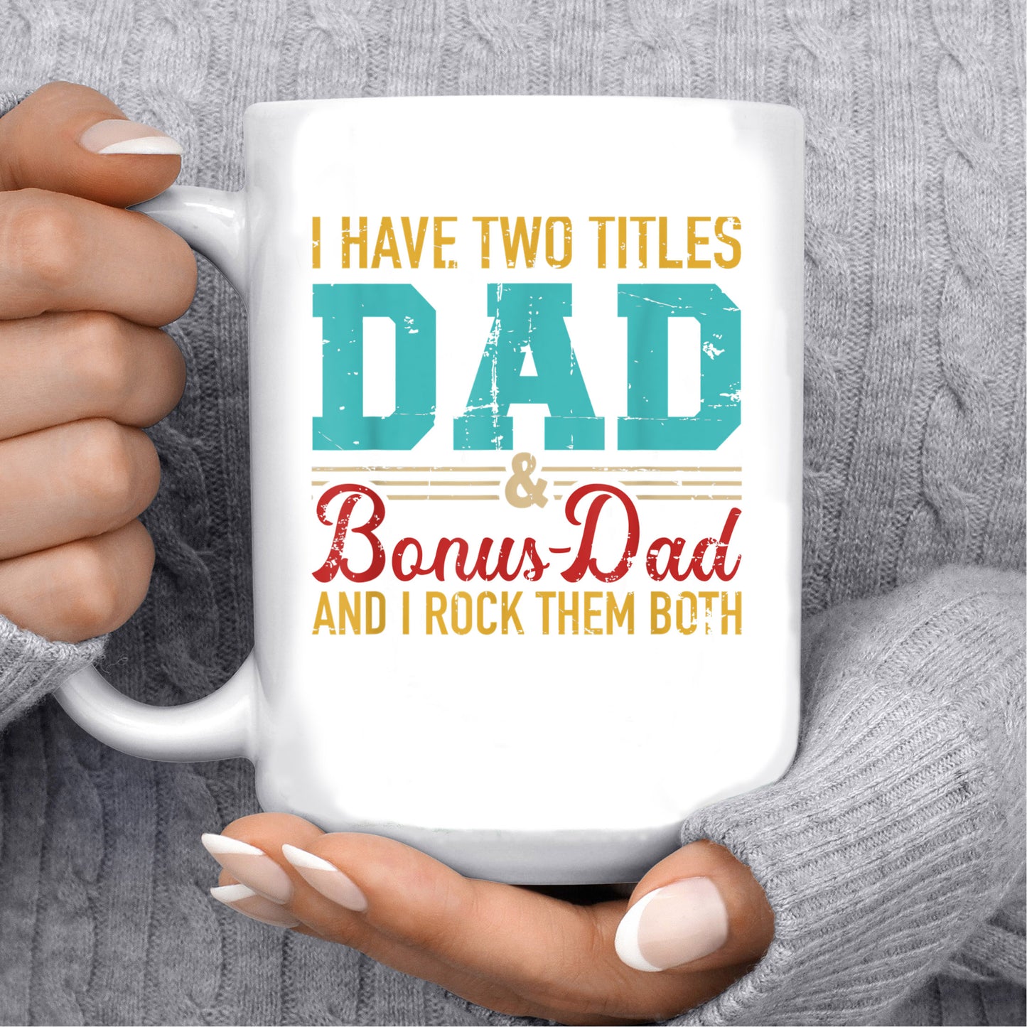 Bonus Dad Mug Im A Proud Bonus Dad Of A Freaking Amazing Bonus Daughter Mug , 11oz or 15oz, Happy Fathers Day Gift Ideas For Dad