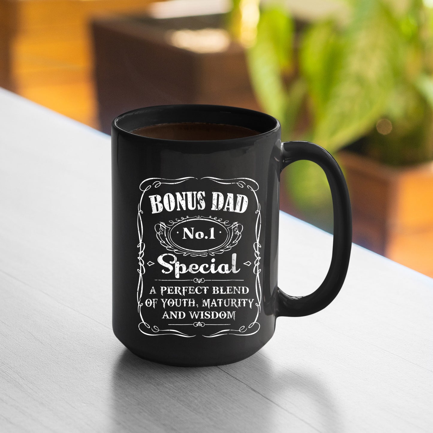 Bonus Dad Mug Mens Bonus Dads With Beards Are Better Gift Funny Bonus Dad Mug , 11oz or 15oz, Happy Fathers Day Gift Ideas For Dad