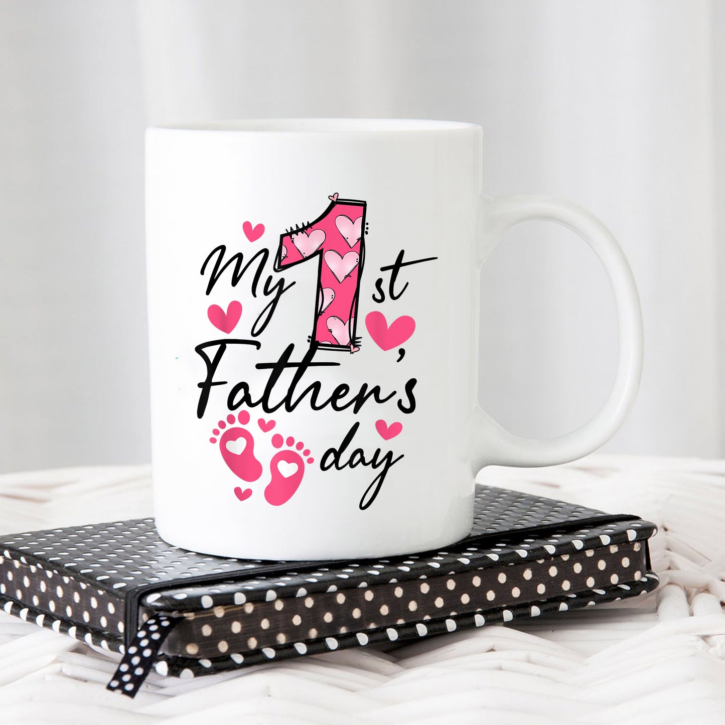 First Fathers Day Mug My 1St Fathers Day Mens Husband Father Dad Mug , 11oz or 15oz, Happy Fathers Day Gift Ideas For Dad