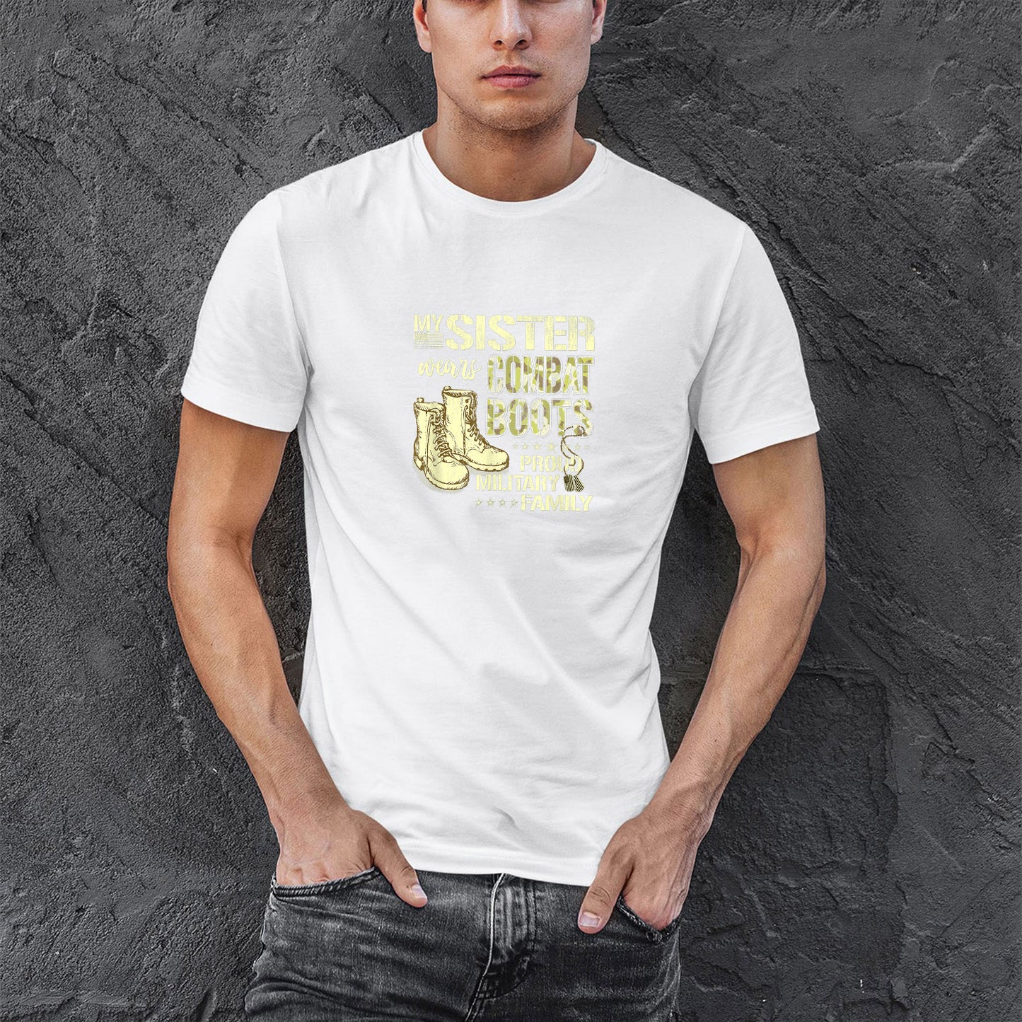 Memorial Day 2021 Proud Sister Of A Us Marine Shirt, My Sister Wears Combat Boots Proud Military Family Gift Shirt For Men, Cotton Shirt, Air Force Memorial Shirt, Usaf T Shirt