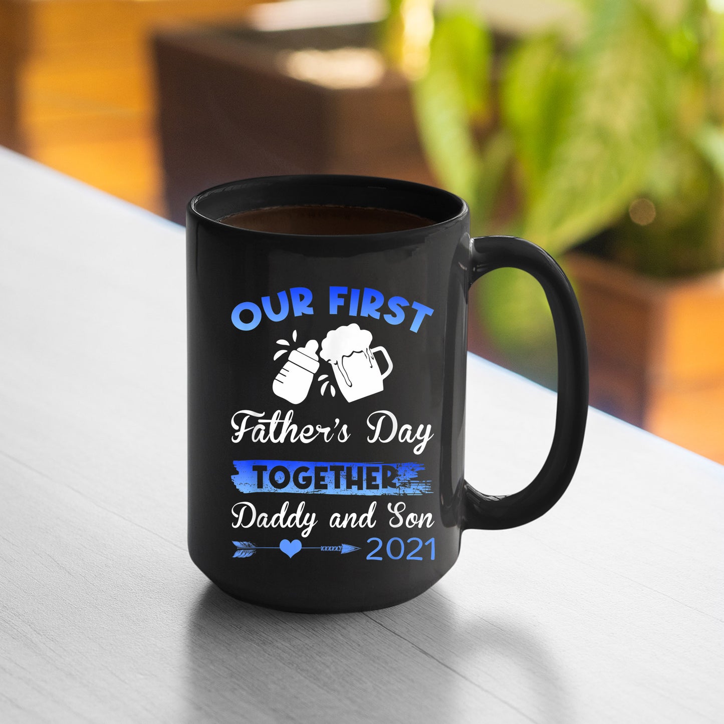 First Fathers Day Mug Our First Fathers Day Together 1St Fathers Day Mug , 11oz or 15oz, Happy Fathers Day Gift Ideas For Dad