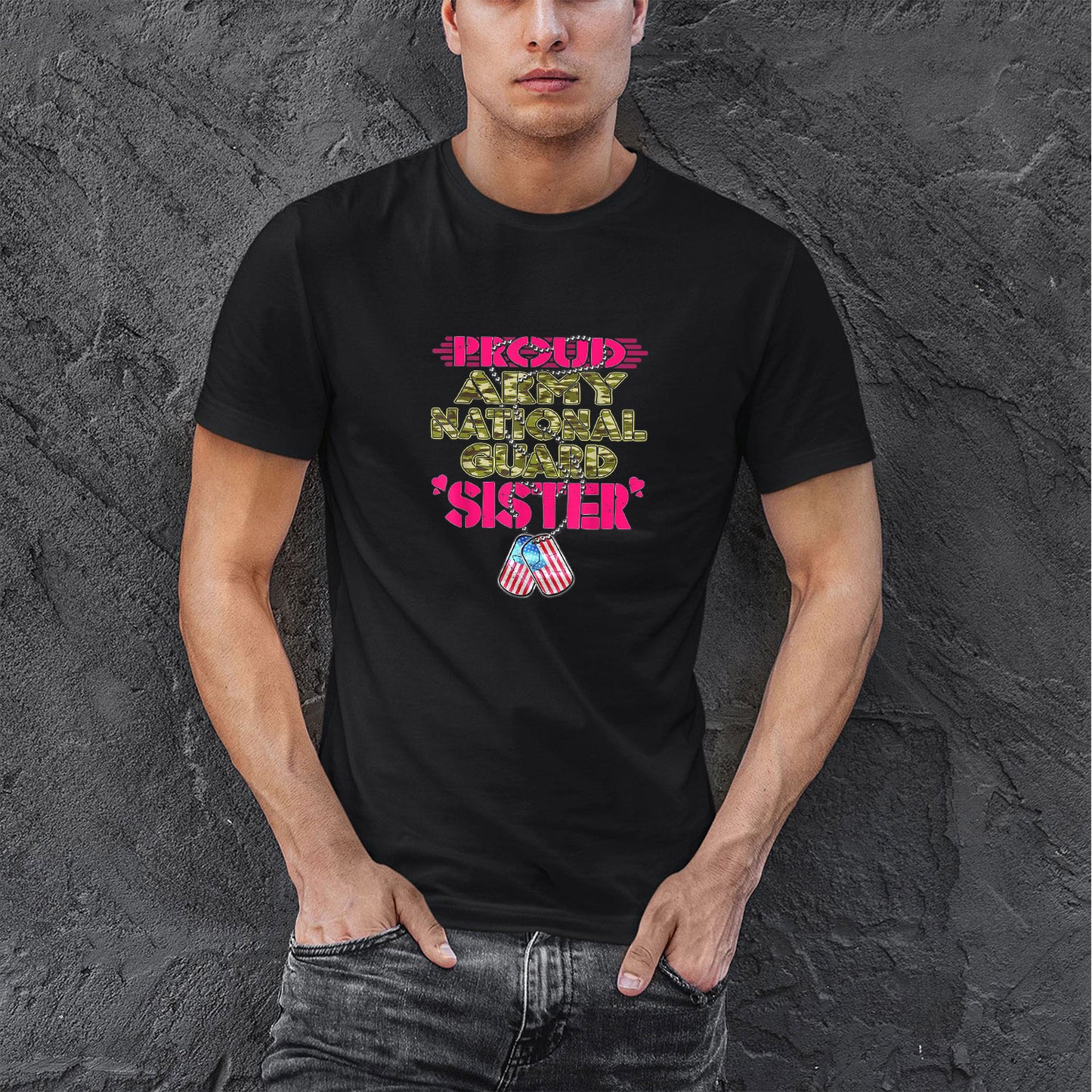 Memorial Day 2021 Proud Sister Of A Us Marine Shirt, Proud Army National Guard Sister Pride US Military Sibling Shirt For Men, Cotton Shirt, Air Force Memorial Shirt, Usaf T Shirt