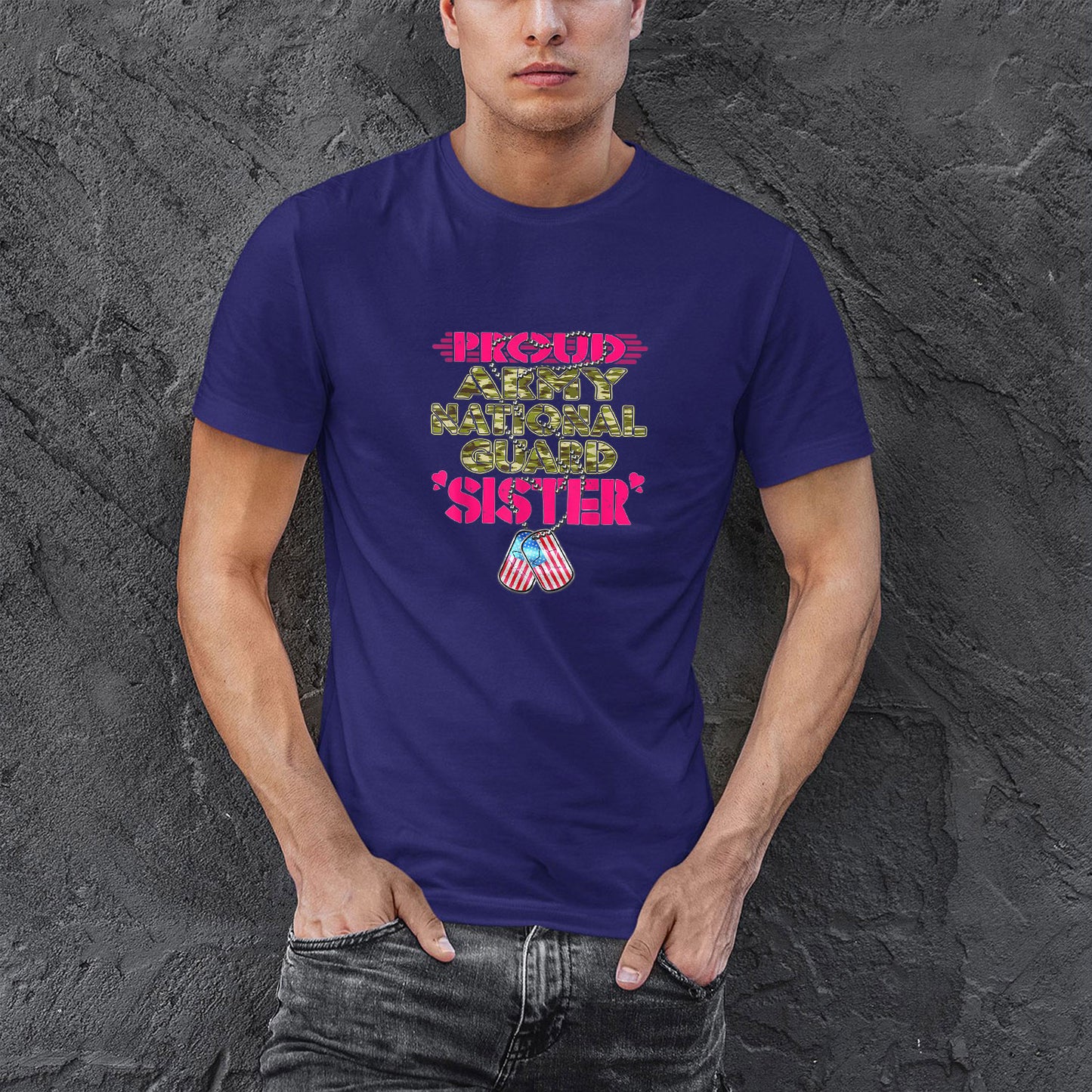Memorial Day 2021 Proud Sister Of A Us Marine Shirt, Proud Army National Guard Sister Pride US Military Sibling Shirt For Men, Cotton Shirt, Air Force Memorial Shirt, Usaf T Shirt