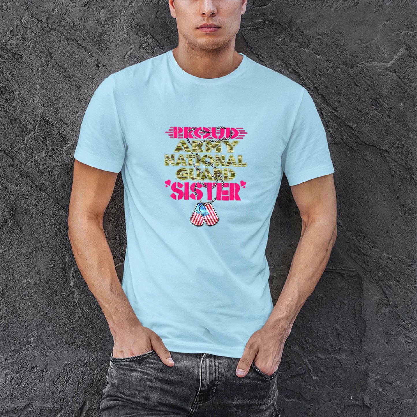 Memorial Day 2021 Proud Sister Of A Us Marine Shirt, Proud Army National Guard Sister Pride US Military Sibling Shirt For Men, Cotton Shirt, Air Force Memorial Shirt, Usaf T Shirt