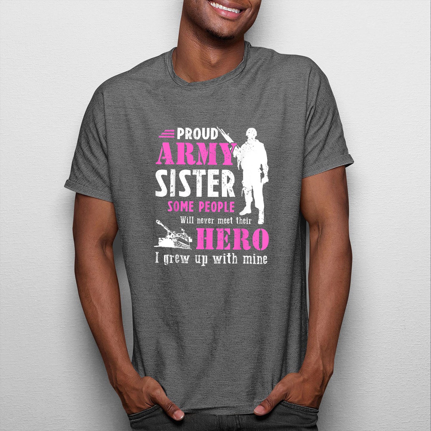 Memorial Day 2021 Proud Sister Of A Us Marine Shirt, Proud Army Sister Some People Never Meet Their Hero Shirt For Men, Cotton Shirt, Air Force Memorial Shirt, Usaf T Shirt