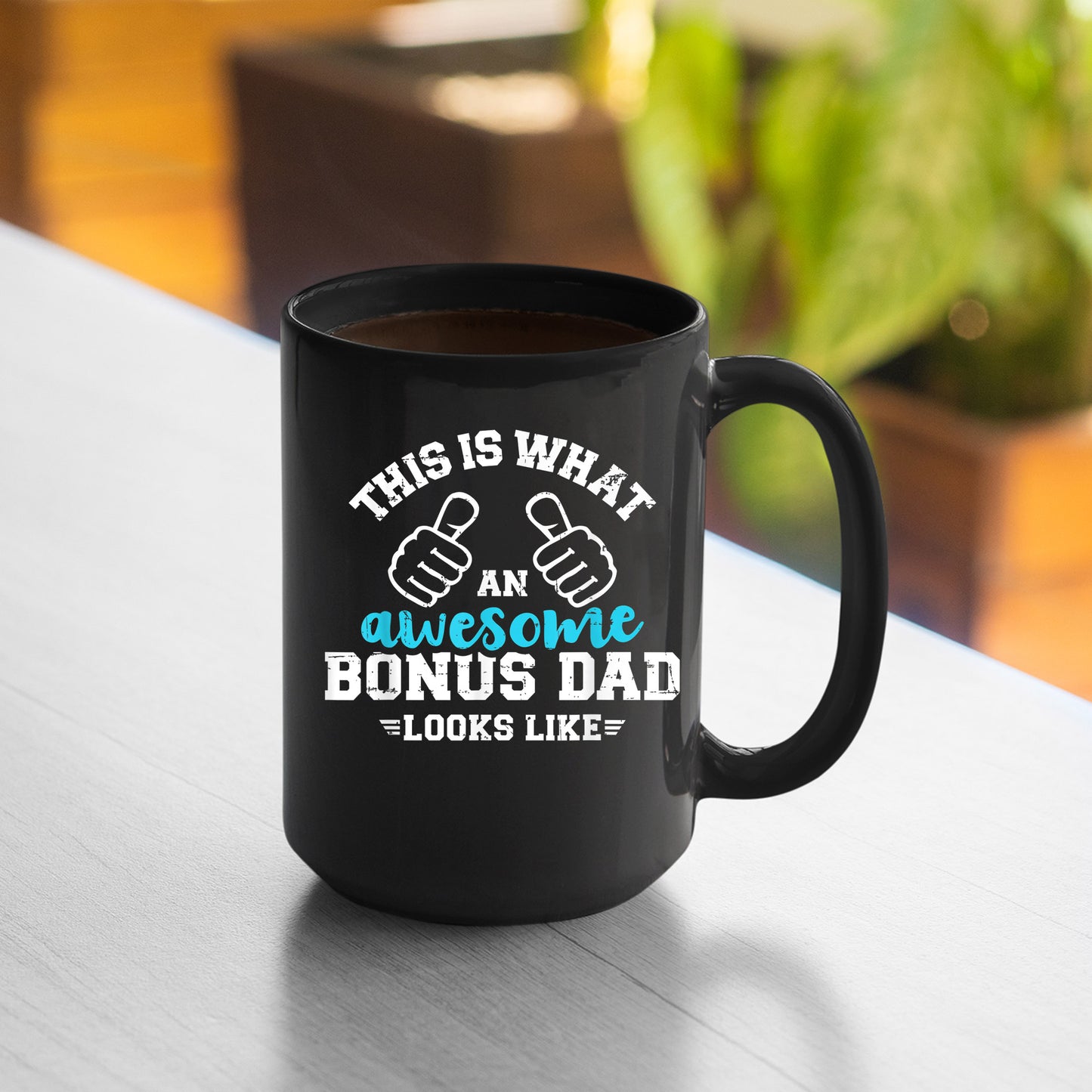 Bonus Dad Mug This Is What An Awesome Bonus Dad Looks Like Mug , 11oz or 15oz, Happy Fathers Day Gift Ideas For Dad
