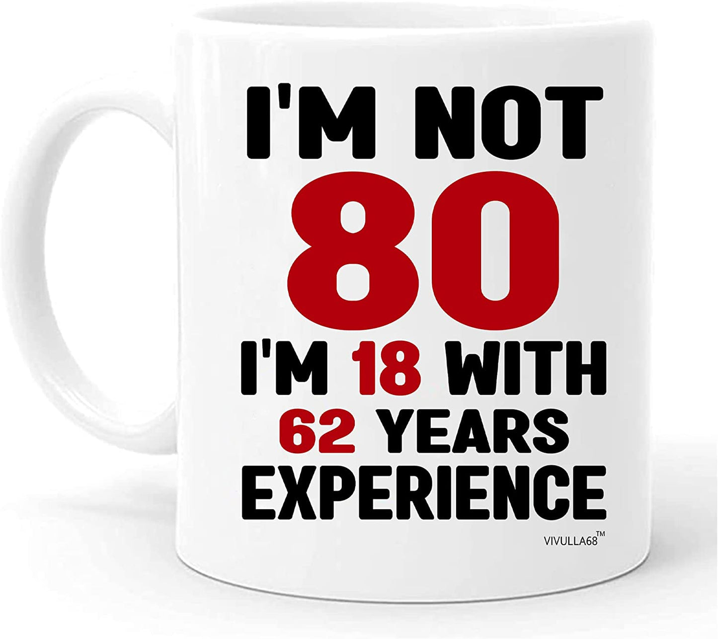 80th Birthday Gifts for Women Men, 80 Year Old Birthday Gifts for Women Men, 1943 Birthday Gifts for Women Men, Gifts for 80 Year Old Woman Birthday, 80 Birthday Gifts for Women Men, 11 Oz mug