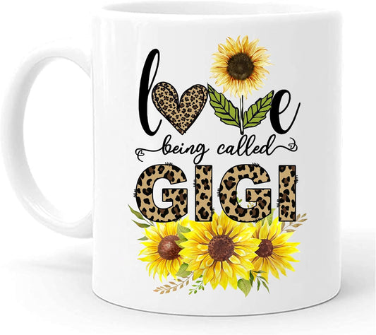 Vivulla68 Love Being Called Gigi Mug, Best Grandma Ever Gifts, Grandma Gifts From Grandchildren, Best Grandmother mug, Birthday Mother's Day Gifts for Gigi