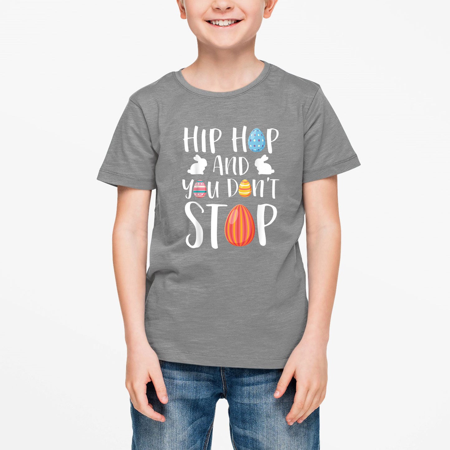 Hip Hop And You Don't Stop Easter Shirt, Girls Boys Easter Shirt, Easter Gifts For Kids, Easter Gifts For Toddlers