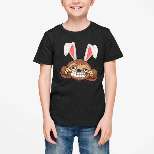 Smiling Sloth Easter Shirt, Girls Boys Easter Shirt, Easter Gifts For Kids, Easter Gifts For Toddlers