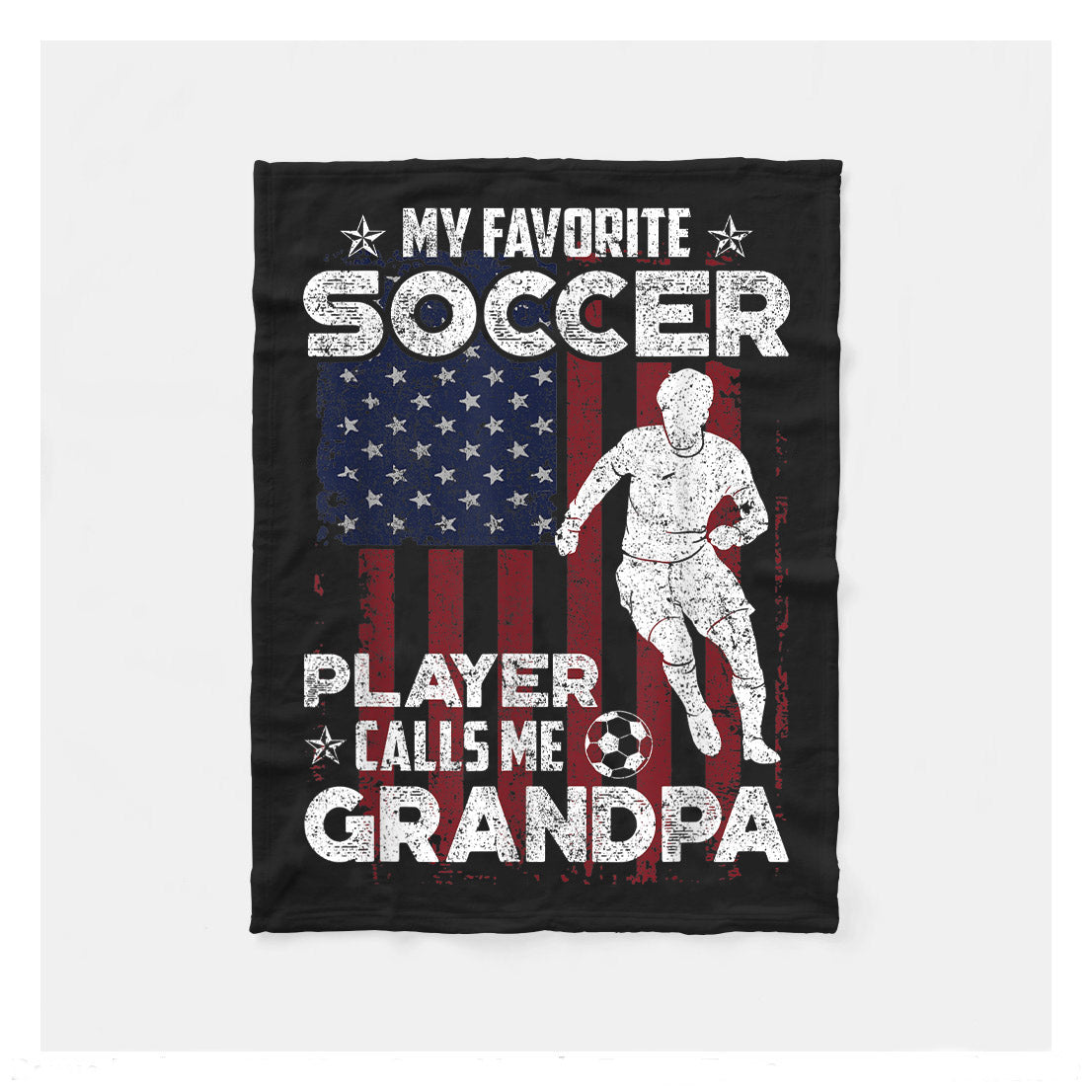 My Favorite Call Me Grandpa Fleece Blanket,  Soccer Blankets, Soccer Gifts, Happy Fathers Day Gift Ideas For Grandpa