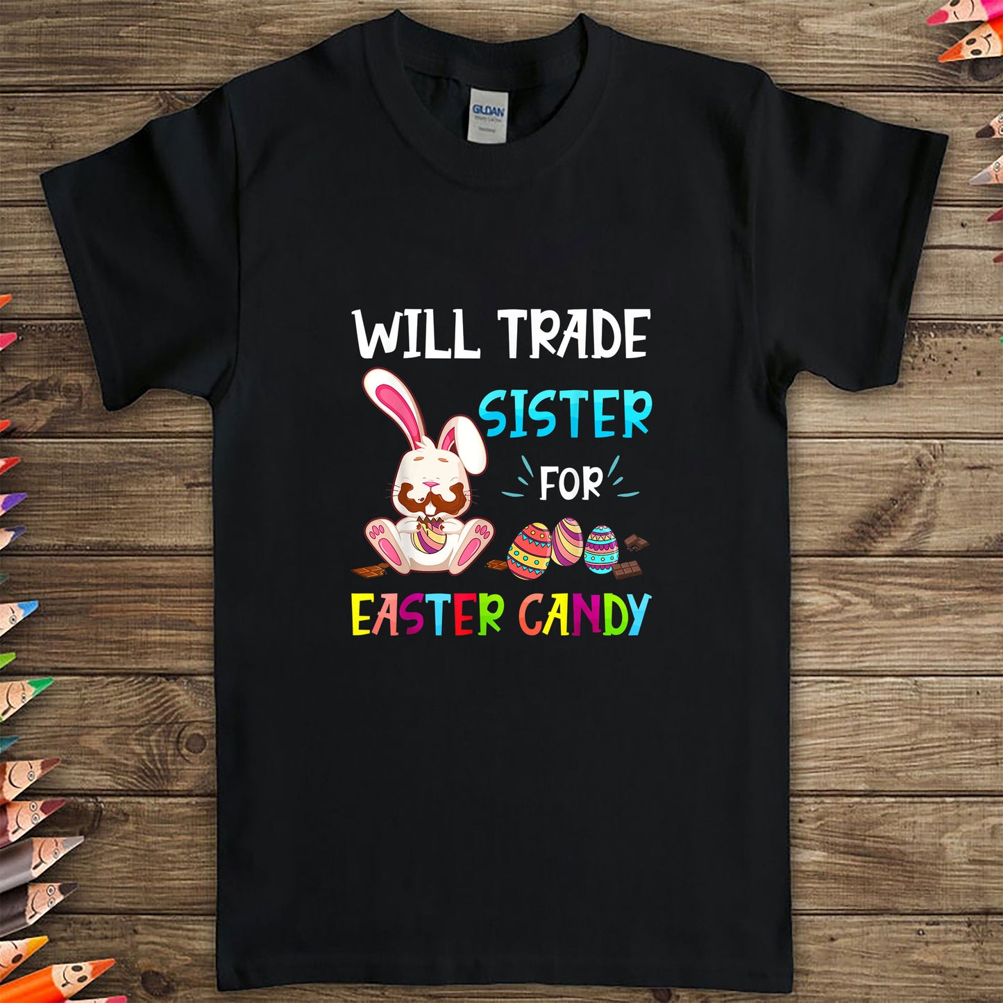 I Will Trade Sister For Easter Candy Shirt, Funny Easter Shirt, Toddler Boy Easter Shirt, Easter Gifts For Kids, Easter Gifts For Toddlers