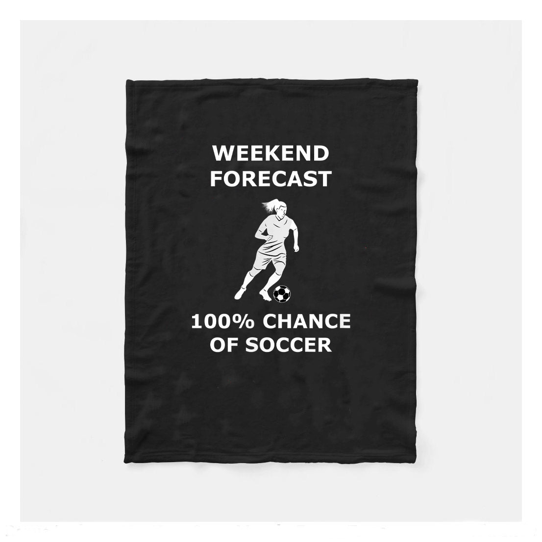 Funny Soccer Blanket Weekend Forecast Soccer Fleece Blanket,  Soccer Outdoor Blankets, Soccer Gifts For Coach And Soccer Players, Birthday Gift For Soccer Player