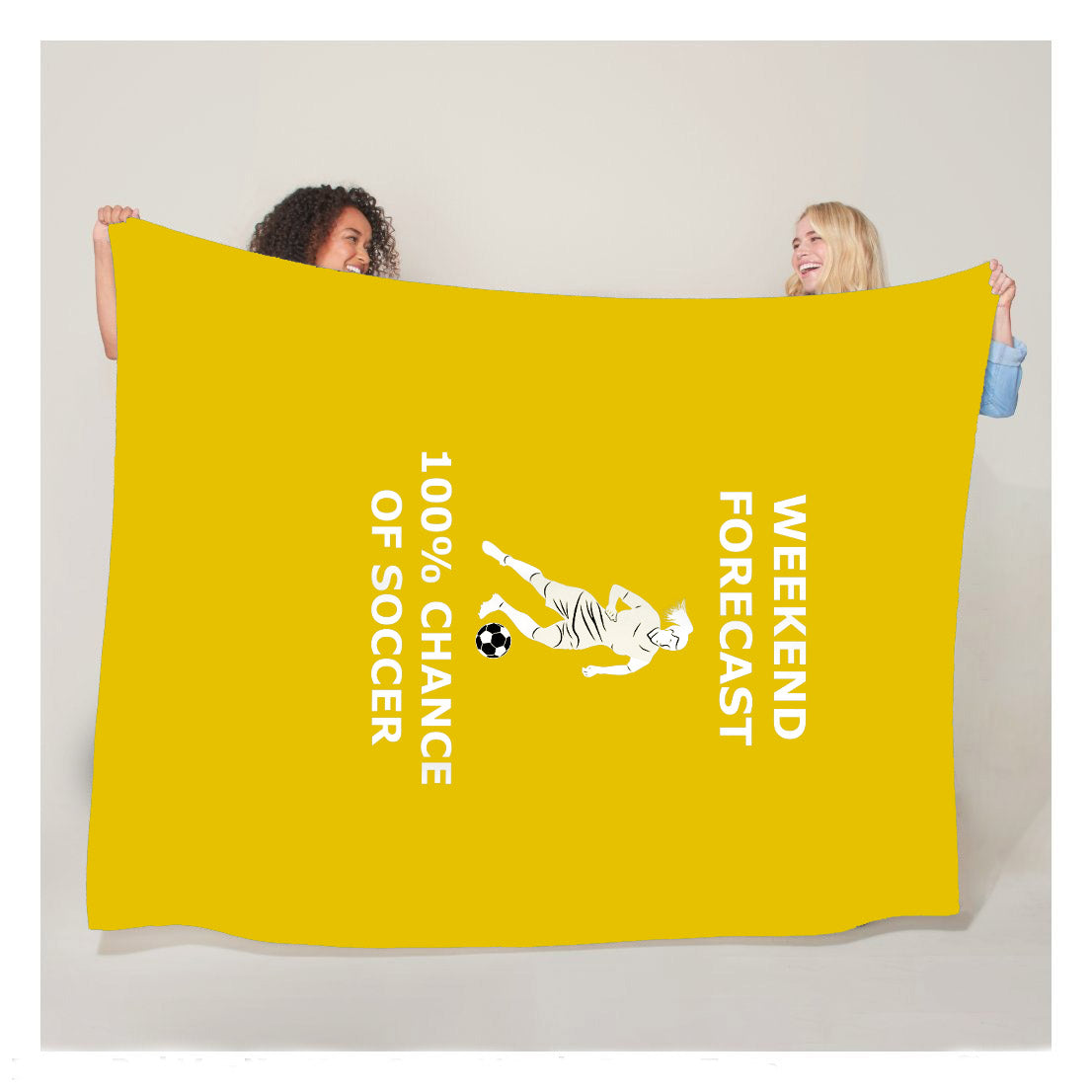 Funny Soccer Blanket Weekend Forecast Soccer Fleece Blanket,  Soccer Outdoor Blankets, Soccer Gifts For Coach And Soccer Players, Birthday Gift For Soccer Player