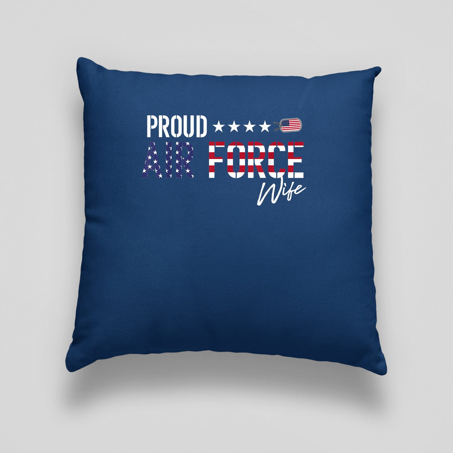 Memorial Day , Air Force Memorial Pillow, US FLag Air Force Girlfrined Print Linen Cushion, For Girlfriend
