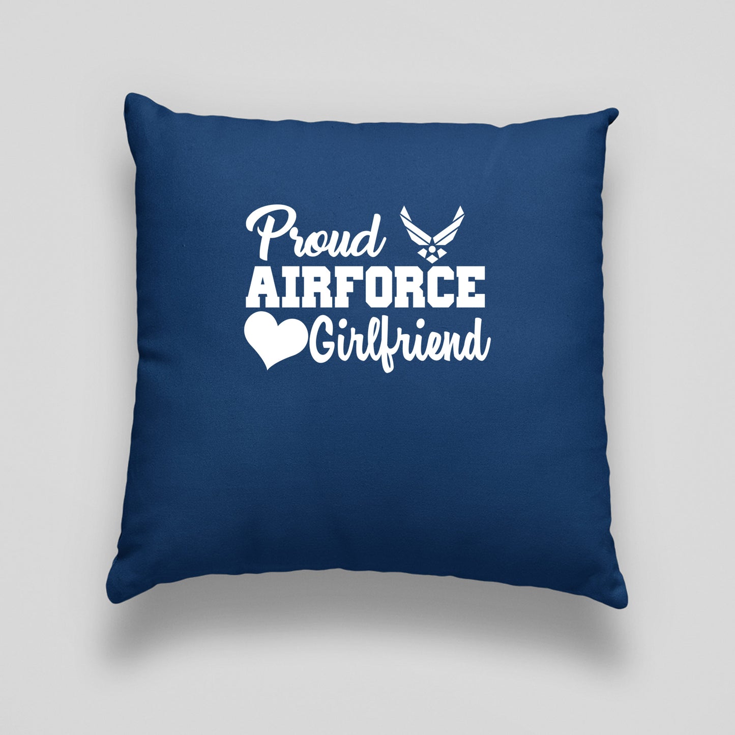 Memorial Day, Pround Air Force Girlfriend Pillow, Air Force Memorial Print Cushion,
