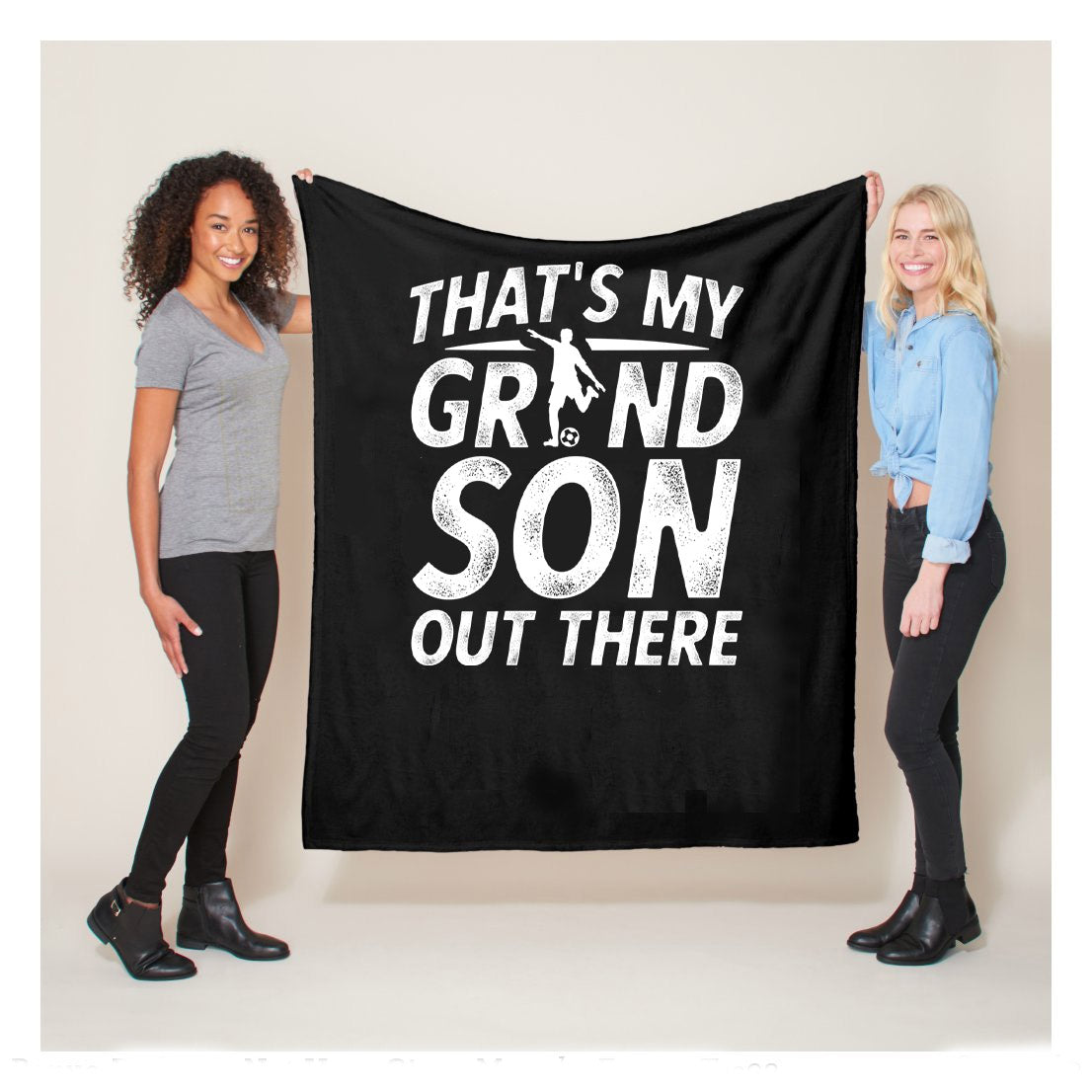 Thats My Grandson Out There Soccer Sherpa Blanket,  Soccer Blankets, Soccer Gifts, Happy Fathers Day Gift Ideas For Grandpa