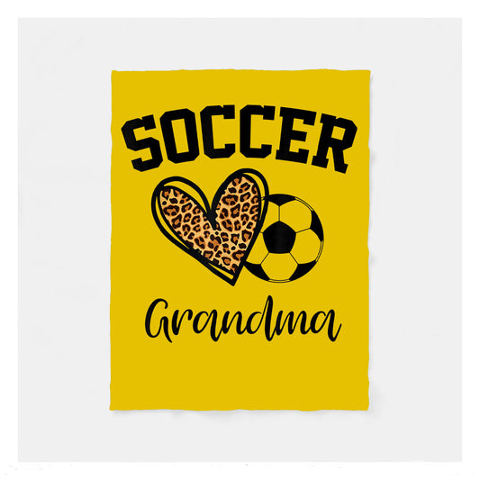 My Favorite Soccer Player Calls Me Grandma Sherpa Blanket,  Soccer Outdoor Blankets, Soccer Gifts For Coach And Soccer Players, Birthday Gift For Soccer Player