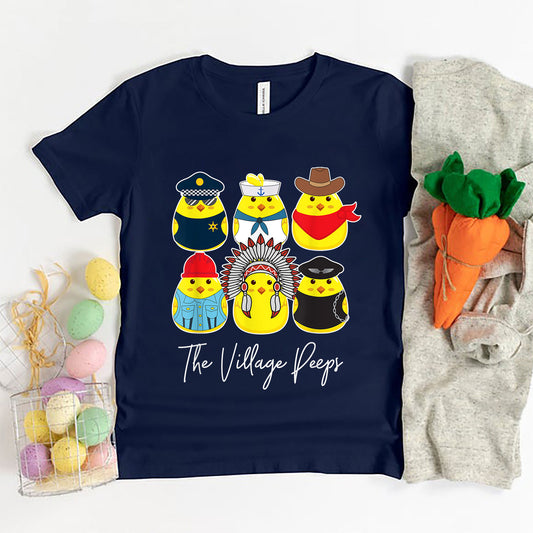 The Village Peeps Easter Shirt, Girls Boys Easter Shirt, Easter Gifts For Kids, Easter Gifts For Toddlers, Easter Gifts For Boys